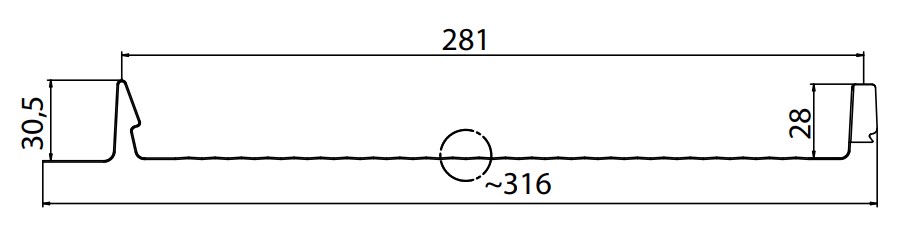 Technický výkres TERRANO 316